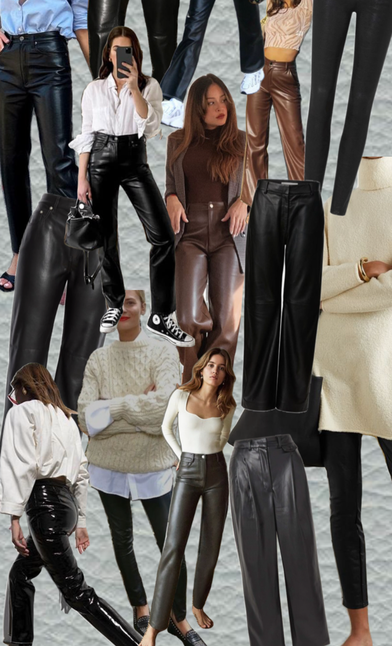 Where to buy the perfect leather or faux leather joggers according to a  stylist