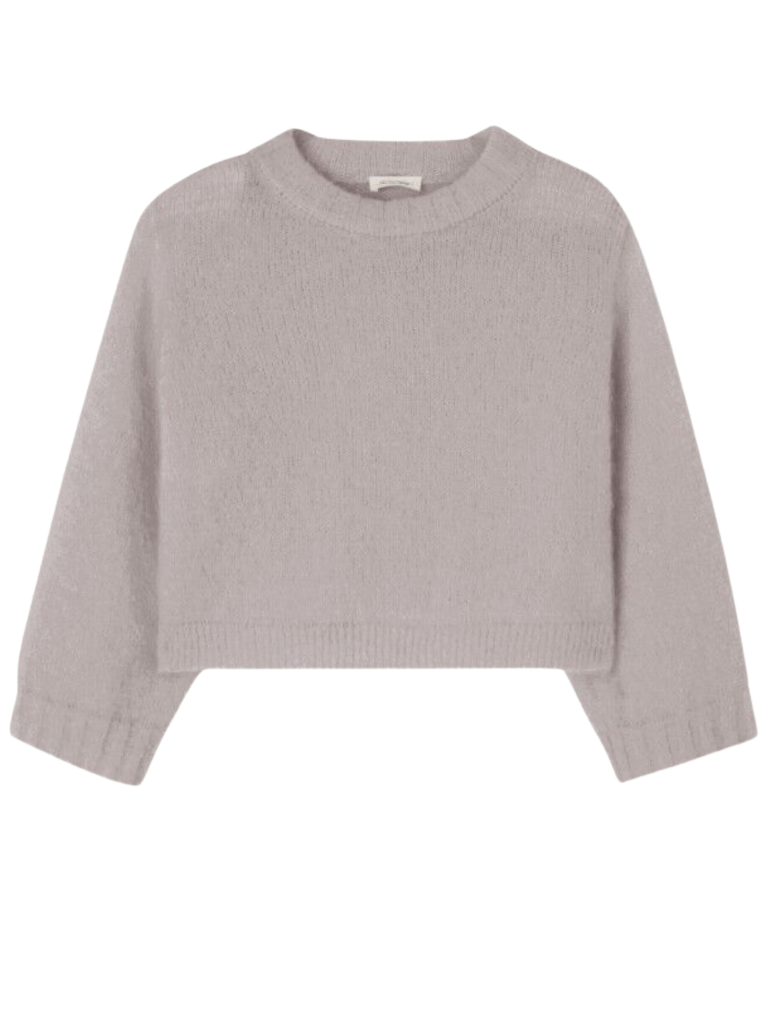 Gray on sale cropped sweater