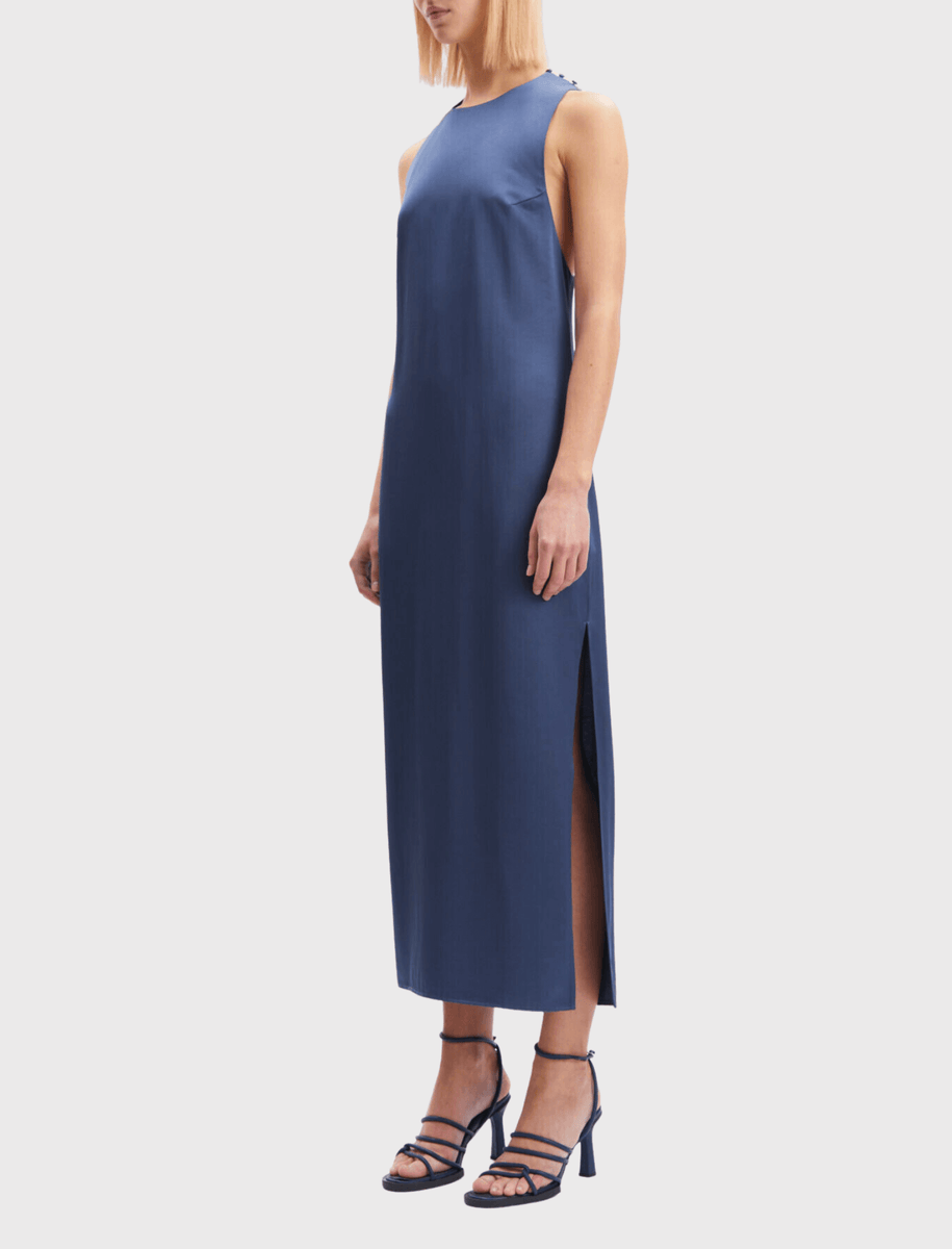 Samsoe Samsoe Ellie Dress in Nightshadow Blue – Order Of Style