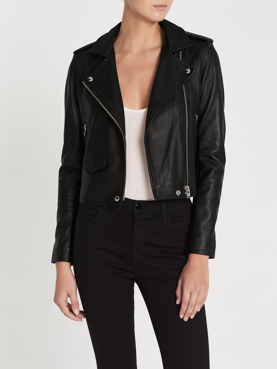 IRO Ashville Leather Biker Jacket in Black – Order Of Style