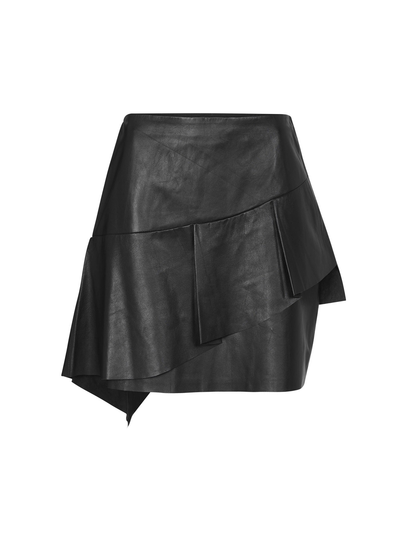 Joie faux shop leather skirt