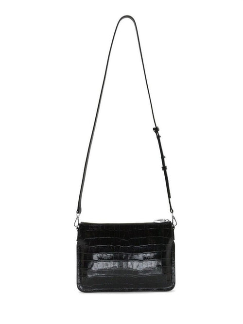 Dylan Kain The Margot Croc Bag in Silver / Black – Order Of Style