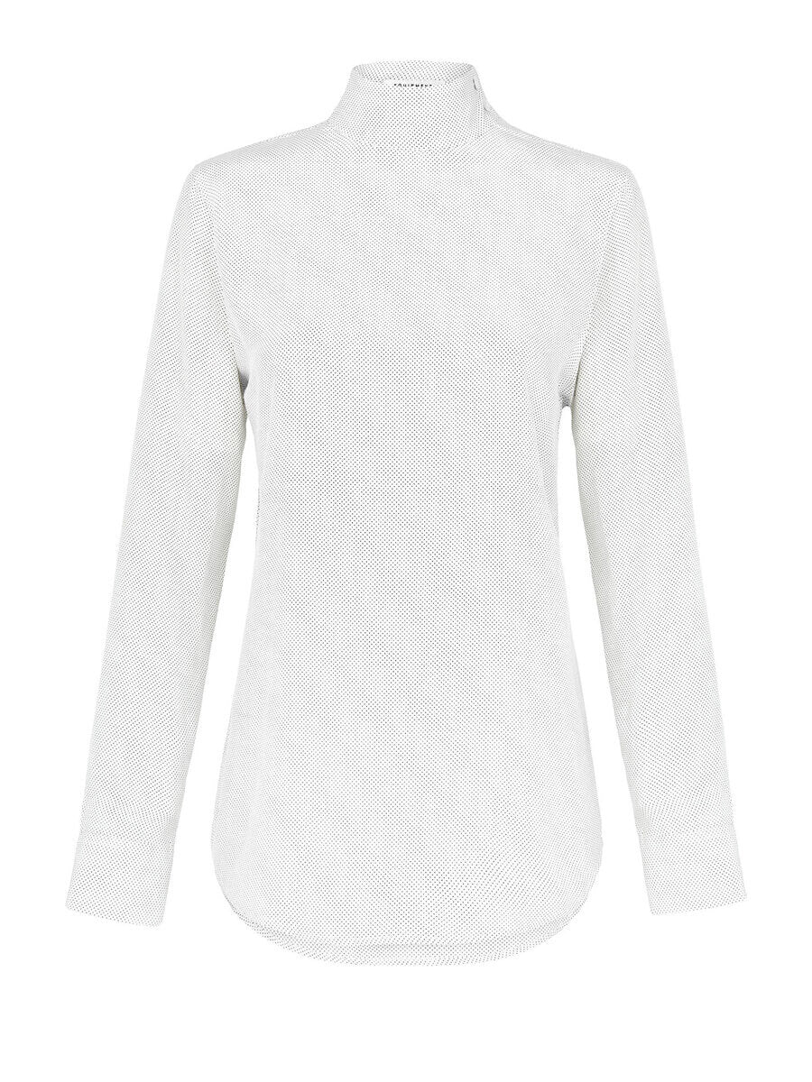 Equipment Curtis Mock Neck Top in Marshmallow – Order Of Style