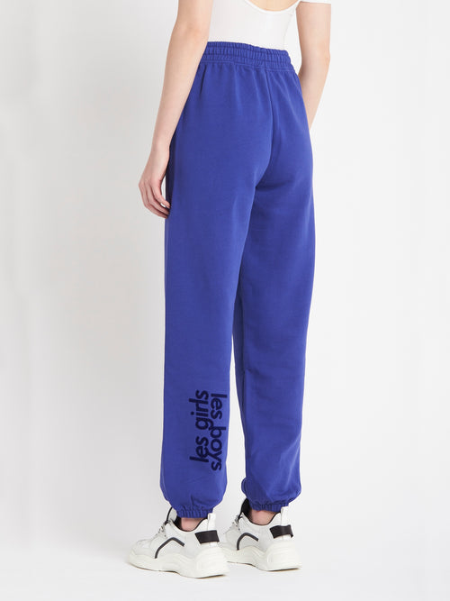 Les Girls Les Boys Loose Fit Track Pants in Spectrum Blue – Order Of Style