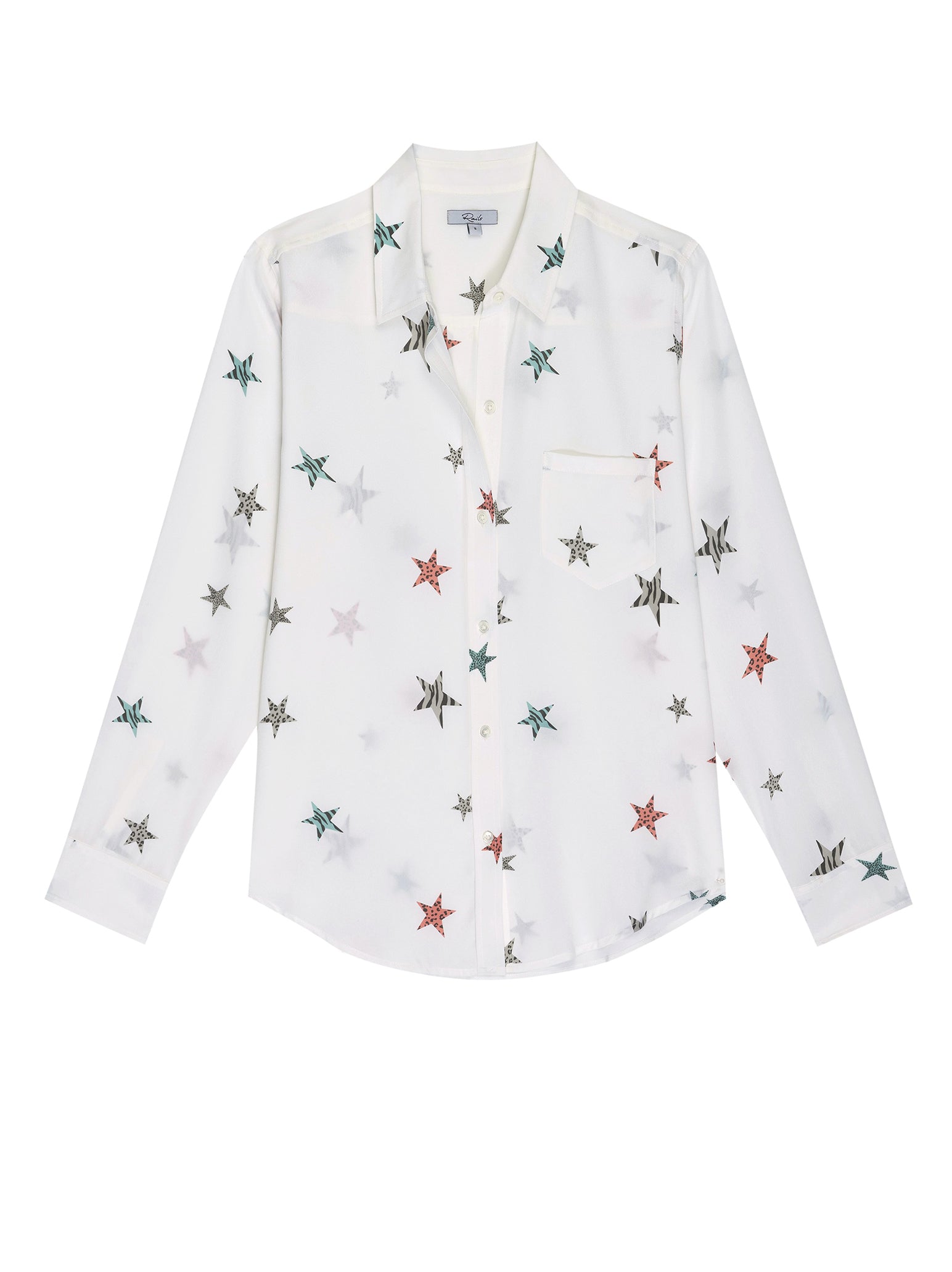 KATE SHIRT - IVORY EYELET STARS – Rails