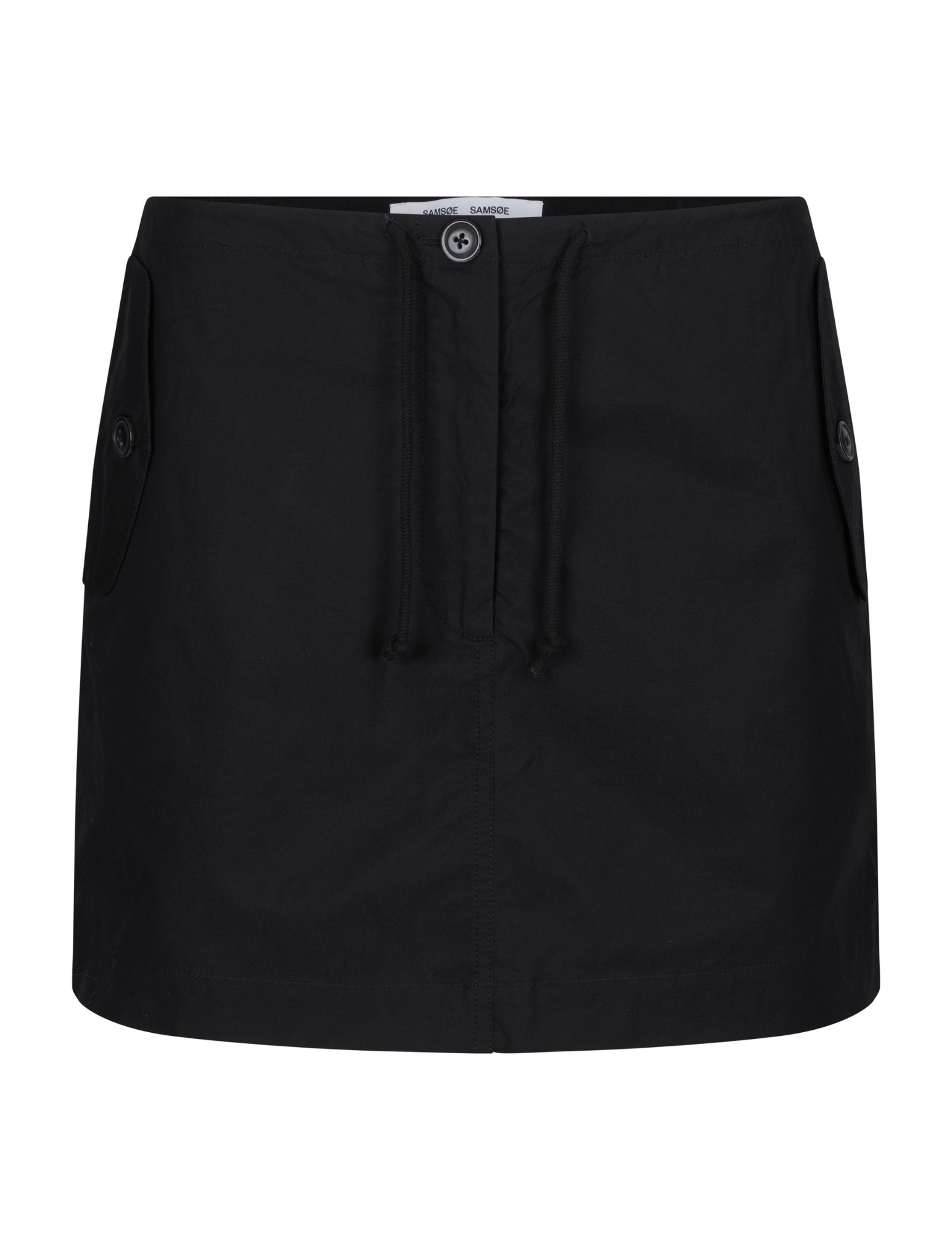 Samsoe Samsoe Chi Cargo Mini Skirt in Caviar – Order Of Style